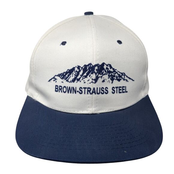Brown-Strauss Steel Snapback Hat Multicolor OS Adjustable Embroidered Nissin - Picture 1 of 9